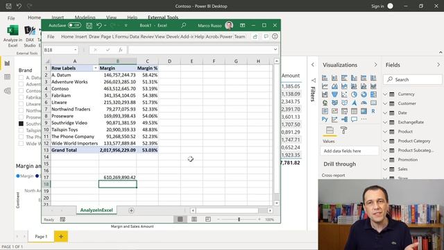 Announcing Analyze in Excel for Power BI Desktop смотреть онлайн