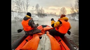 Сплав по реке в январе!!!