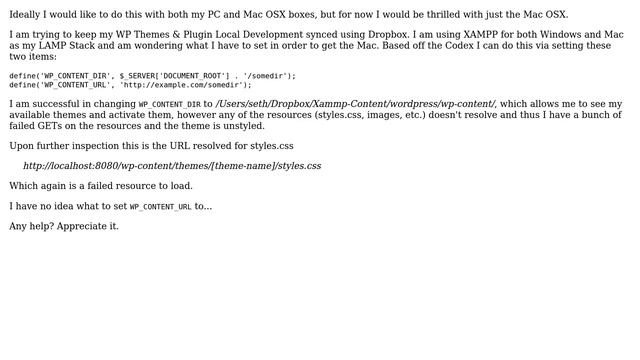 Wordpress: Set wp-content folder to Dropbox folder (2 Solutions!!) смотреть онлайн