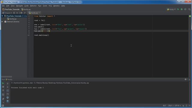 Python GUI with Tkinter - 3 - Fitting Widgets in your Layout смотреть онлайн