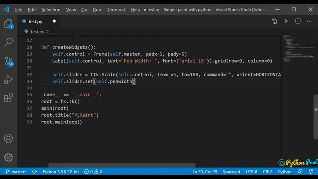 Create Simple Paint App Using Python and Tkinter смотреть онлайн