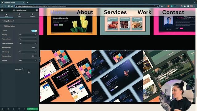 Elementor smooth infinite loop image carousel - FREE & PRO options смотреть онлайн