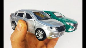 Модельки машин Лада Гранта и Веста из Фикс Прайс! Распаковка и обзор машинок!