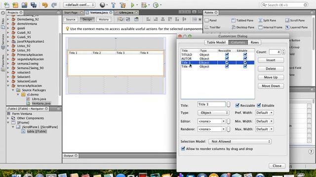 Video 9 Tabla en Java Swing смотреть онлайн