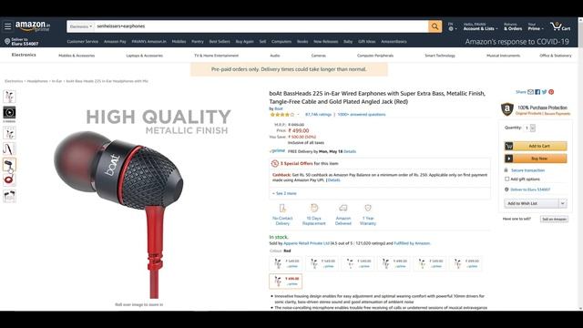 Top 5 best earphones under 600 rs in 2020 MAY |in Telugu ? смотреть онлайн