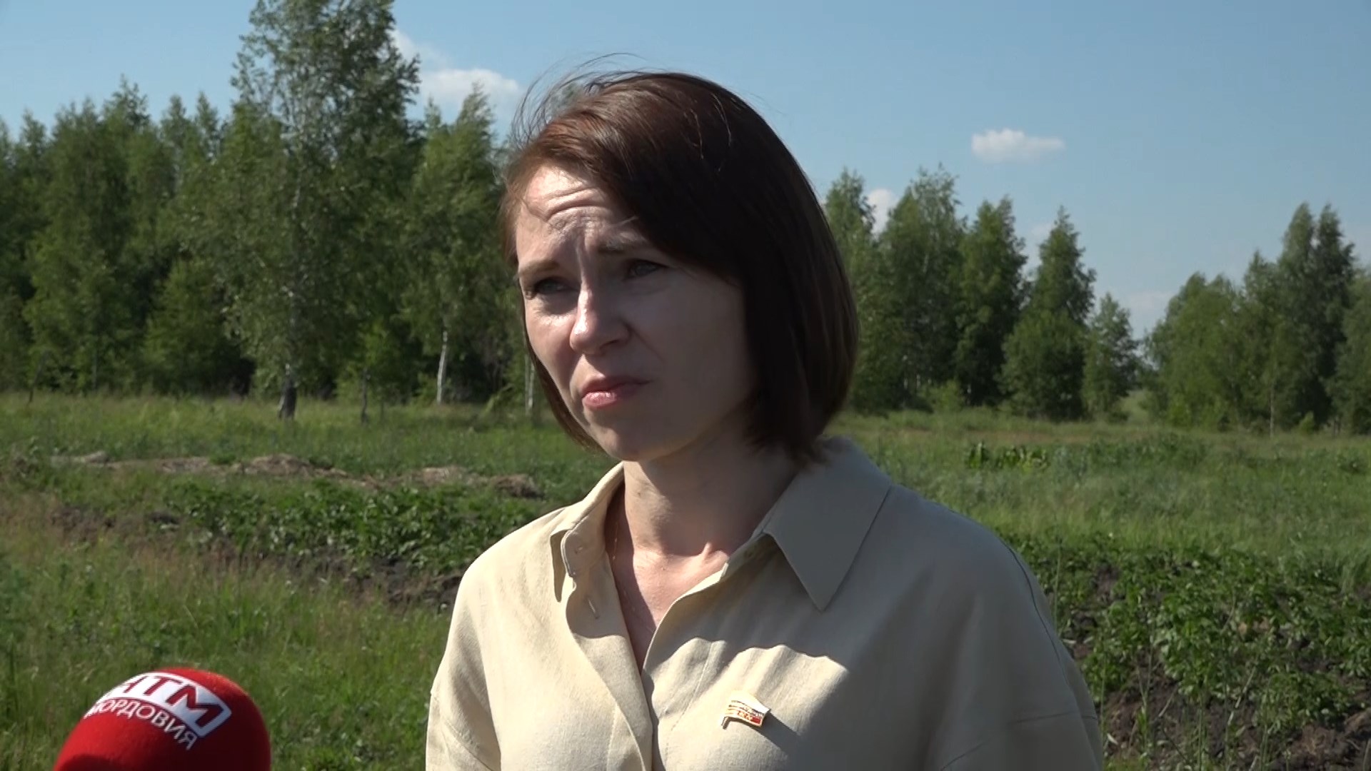 Юлия Оглоблина посетила КФХ в с. Салазгорь