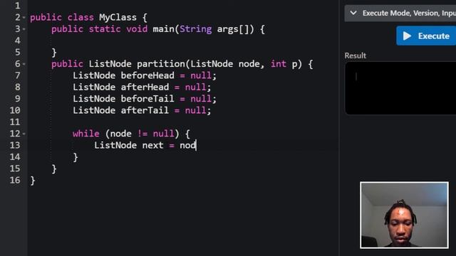 Partition Linked List - Cracking The Coding Interview смотреть онлайн