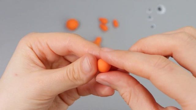 Легкий пластилин ТМ МиниМо с набором глазок, оранжевый смотреть онлайн