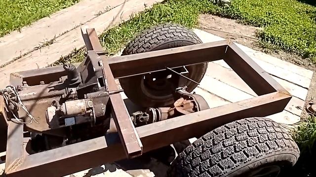 начинаем самодельный трактор 4х4 часть 1 смотреть онлайн