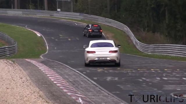 2015 Mercedes-Benz S500 and S63 AMG Coupe testing on the Nürburgring Nordschleife! смотреть онлайн