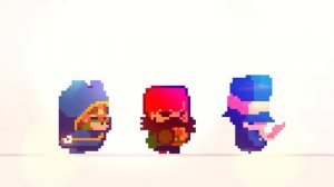 Пиксельные Жираф, Модди и Пугод идут | Анимация