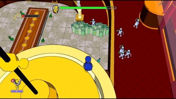 The Simpsons Game Walkthrough Part 15 - Five Characters in Search of an Author [HD 1080p] (Xbox 360