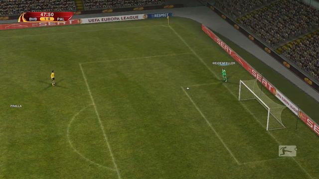 PES 2011 - UEFA Europa League: Borrusia Dortmund vs. U.S.C. Palermo (Octavos De Final) (Ida) смотреть онлайн