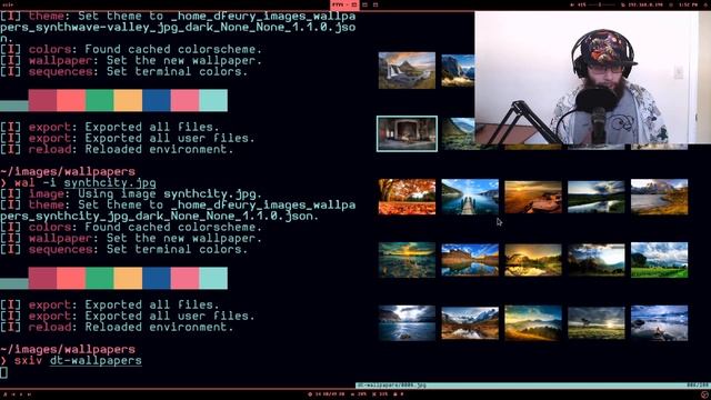 How to generate all the terminal color schemes with pywal смотреть онлайн