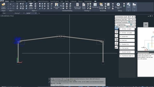 AUTOCAD ADVANCE STEEL CLASE 7 смотреть онлайн