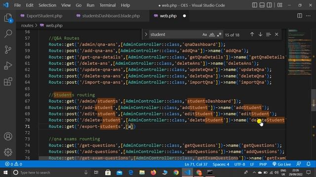 Online Examination System #50 - Export Students in CSV or Excel File by Admin in Laravel смотреть онлайн
