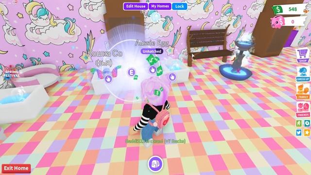 Открытие яиц с Кошкой Софьей в Адопт ми!Roblox смотреть онлайн