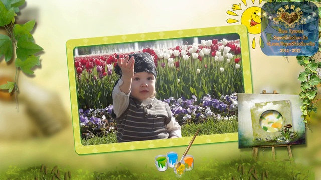 Поздравление на день рождения, сынишке 7 лет! - Слайд шоу на заказ. смотреть онлайн