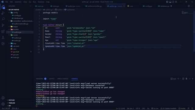 Golang REST API dengan database MySQL (Bahasa Indonesia) - Part 1 смотреть онлайн