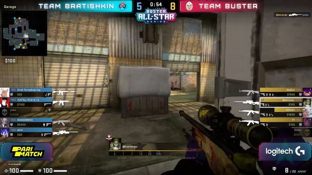 1 КАРТА: БУСТЕР vs БРАТИШКИН / ОФФЛАЙН ШОУ-МАТЧ БУСТЕР vs БРАТИШКИН / BUSTER ROFLS смотреть онлайн