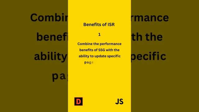 Javascript | Incremental Static Regeneration | Definition | Benefits #javascript #react #technolog смотреть онлайн