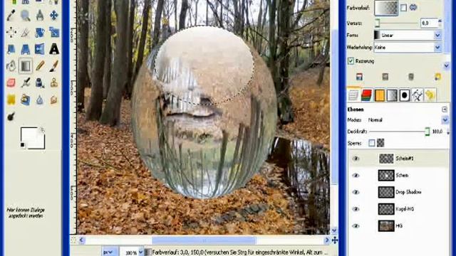 Tut 1 - Glaskugel mit Gimp 2.6.11 erstellen смотреть онлайн