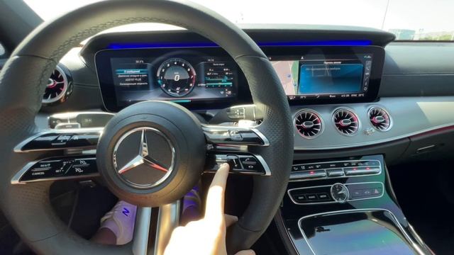 Руль от W213 рестайлинг на W213 дорестайлинг