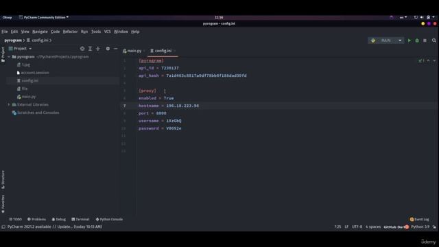 Работа с прокси Используем IPv4 с авторизацией Python (2021) смотреть онлайн