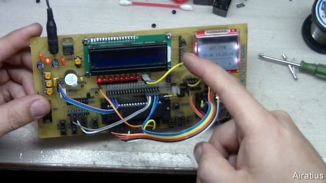 Макетная плата для ATMEGA 16/32 смотреть онлайн