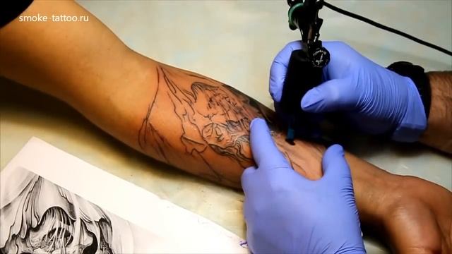 Tattoo череп Латинос