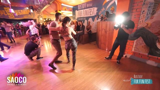 Alain Rueda and Katerina Mik Salsa Dancing at Rostov For Fun Fest (Russia), Saturday 02.11.2019 (SC смотреть онлайн