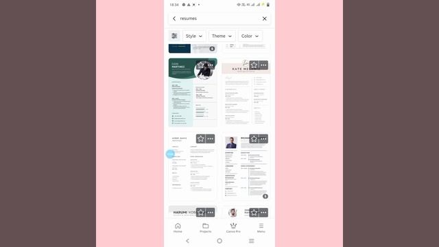 Watch out creation of Company & curriculum Resume /CV while using Canva's features &tools смотреть онлайн