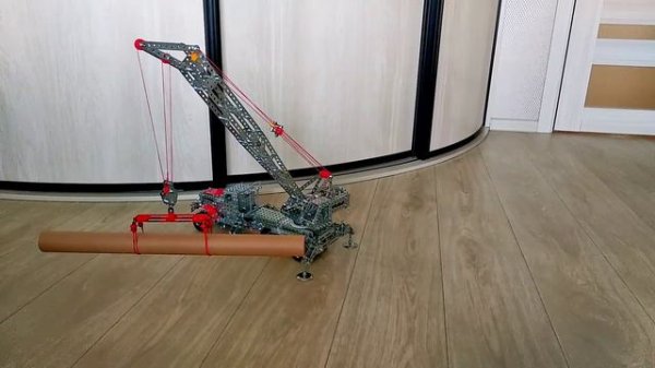 кран из железного конструктора