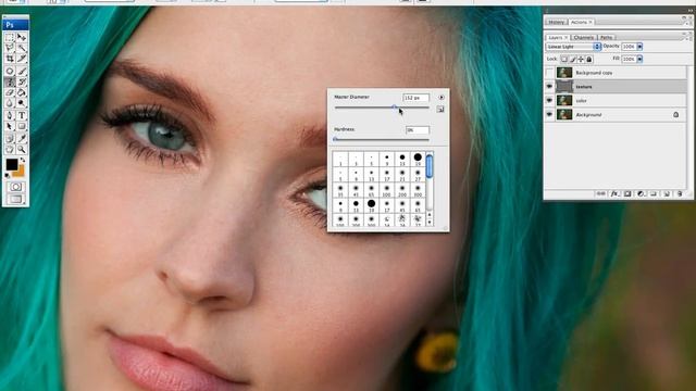 Skin Retouching Photoshop Tutorial смотреть онлайн
