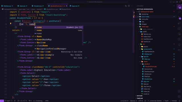 Dynamic Select Elements in React Bootstrap: A Step-By-Step Guide - Malayalam Tutorial смотреть онлайн