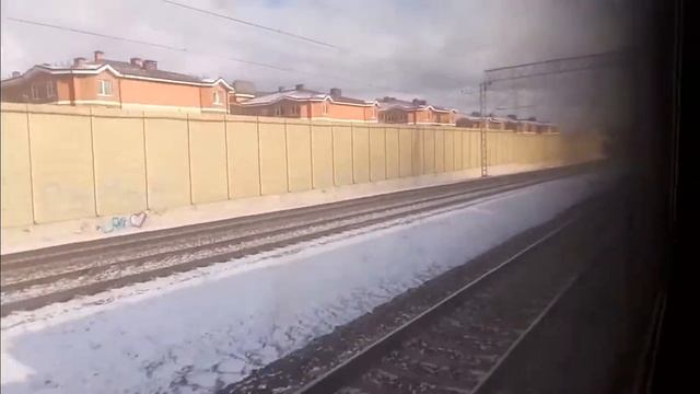 Поездка на Электричке до станции Кунцево смотреть онлайн