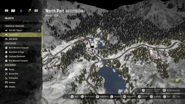 SnowRunner Race Down to Flags TWICE with Warthog and Tayga смотреть онлайн