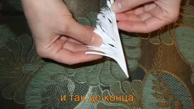 МК - пушистая новогодняя снежинка //// Master Class fluffy Christmas snowflake смотреть онлайн