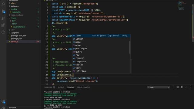 5 [MERN CZ] Ukládání Do Mongo DB Zatím Pomocí Postmanu, Mongoose Model, Rozdíl Mezi GET A POST