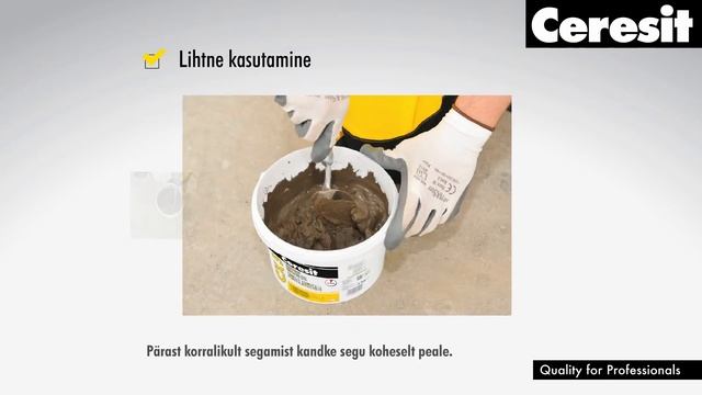 Ceresit CX 5 kasutusjuhised