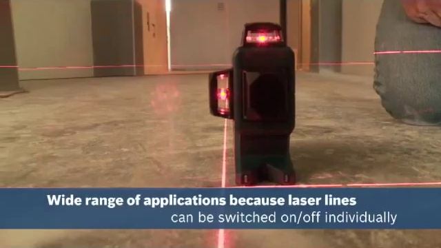 Bosch Blue Professional Measuring Tools - GLL 3-80 P Line Laser - Project 3 x 360° lines up to 80m смотреть онлайн