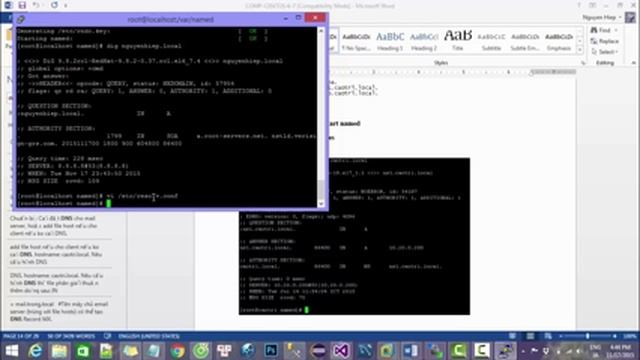 Cấu hình DNS trên linux (Centos 6.5) смотреть онлайн
