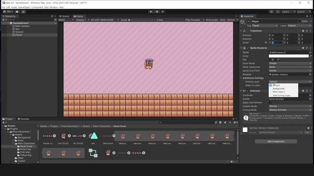 How to learn Visual Scripting - Part 2 - Create 2D Animated Sprite :: Unity Tutorial смотреть онлайн