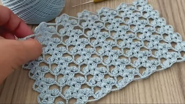 Ажурный узор крючком - Вязание крючком для начинающих смотреть онлайн