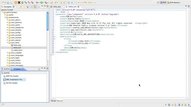 2.1 Hello (Joomla) World смотреть онлайн