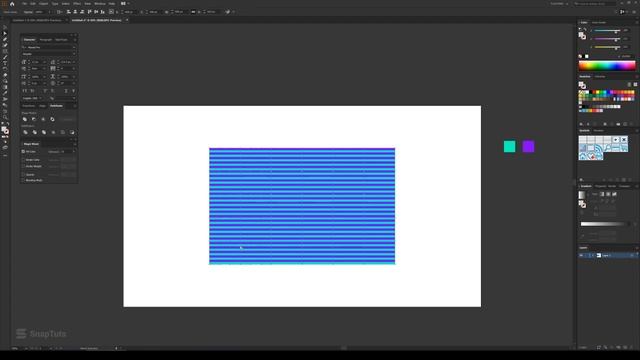 Create abstract wave background | Adobe Illustrator | Quick Tutorial смотреть онлайн