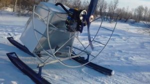 аэросани!!!Небольшой тест и мини обзор!!!