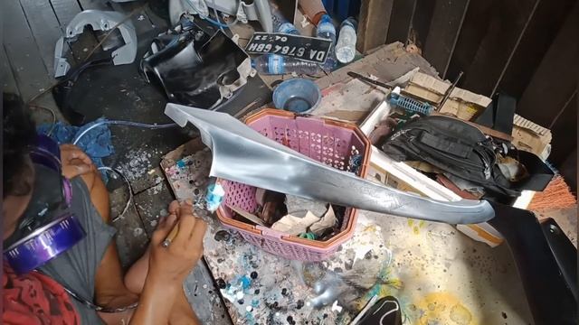 FD brush custom paint #22 repaint and repair body fino skuter matic puzzle theme смотреть онлайн