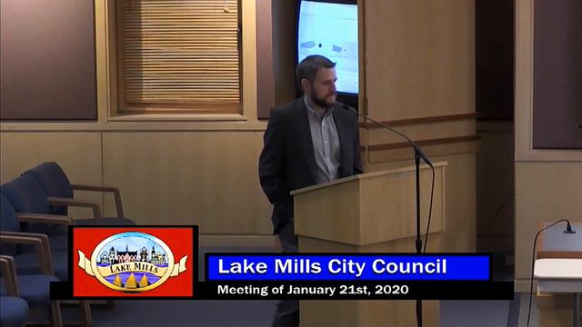 Lake Mills City Council Meeting - January 21st, 2020