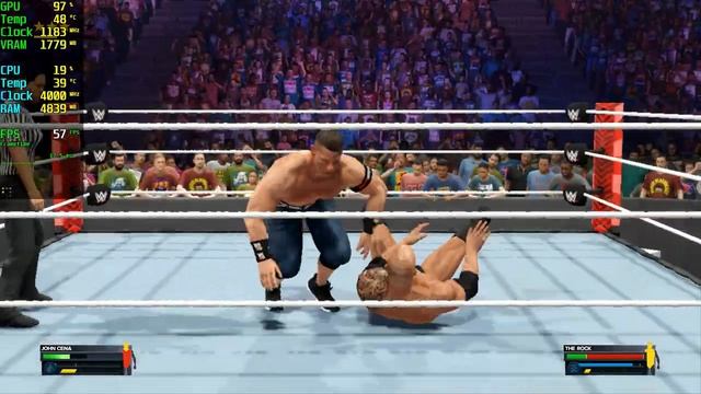 WWE 2K23 RX 550 - 1080p Low, смотреть онлайн